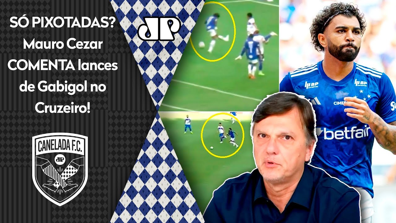 "É DÉJÀ VU??? SÓ MUDOU A CAMISA, gente! Esses LANCES do Gabigol no Cruzeiro..." Mauro Cezar ANALISA!