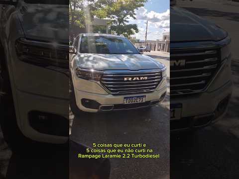 5 positive and 5 negative points of the Rampage Laramie 2.2 Turbodiesel AT9 #ram #rampage #laramie
