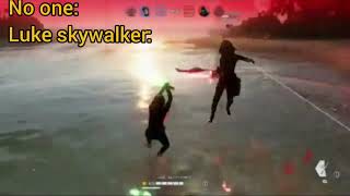 Luke Skywalker SECRET COMBOS how to kill heroes instantly in battlefront 2