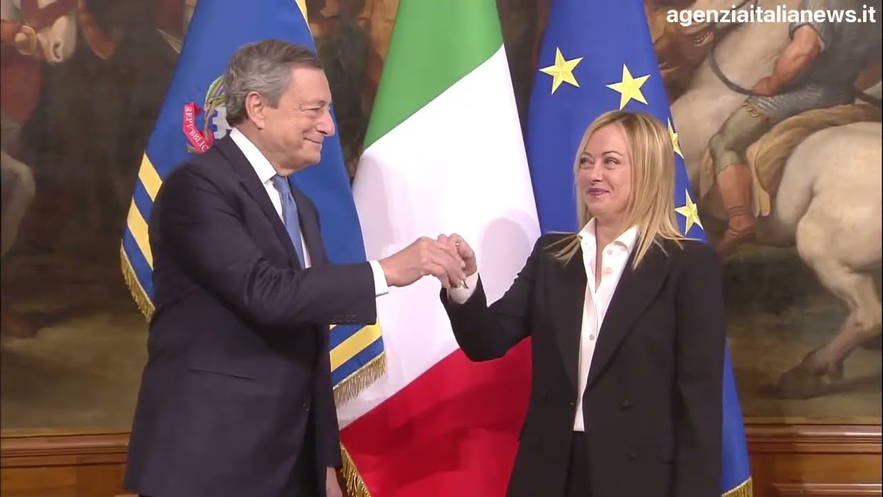 1413 GIORNI DI GOVERNO MELONI, IL PIÙ LONGEVO DELLA REPUBBLICA, CERIMONIA DI INSEDIAMENTO NEL 2022