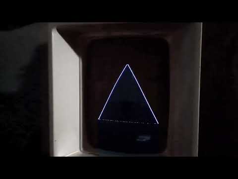 hacked Vectrex and modular synth studies