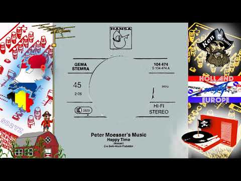 Happy Time ( Zonder Trompet Versie ) - Peter Moesser's Music - 1975 - Piratenmuziek