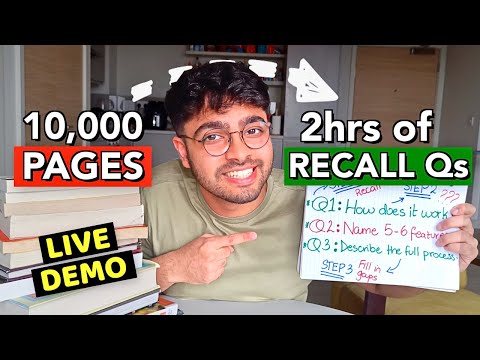 The Recall Question Method- Remember Everything You Study