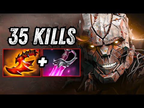 Insane One Shot Hard Support Tiny 35Kills Overwhelming Blink + Khanda Builds Dota 2