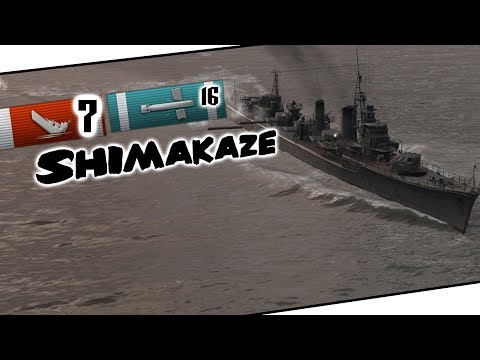 Shimakaze 7 Kills Classic Torpedo Power || World of Warships