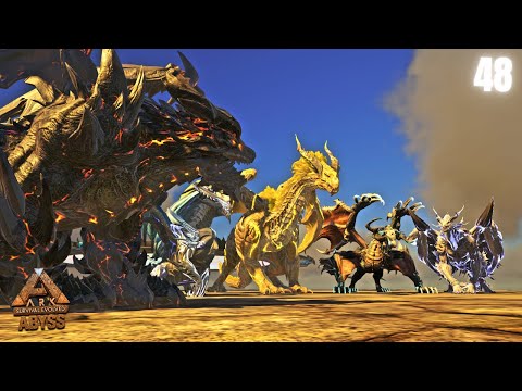 I Tamed EVERY DRAGON KING in ARK ABYSS…in Ark Abyss | (Day 48) | Ark Survival Evolved