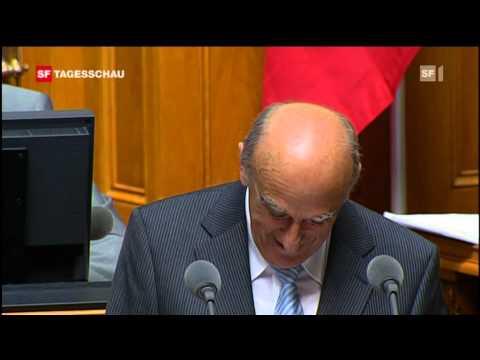 Lachanfall von Bundesrat Merz