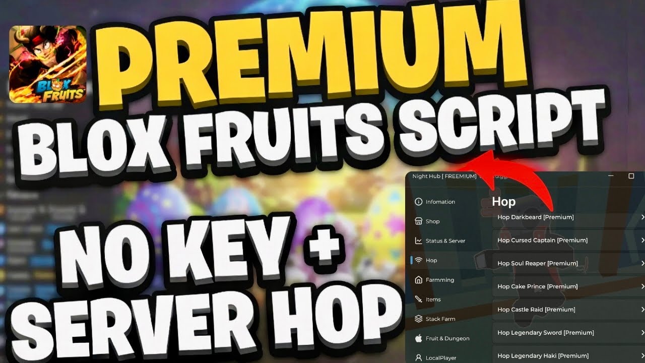 [NO KEY] BLOX FRUITS SCRIPT (Roblox) | Fast Auto Farm + Server Hop + Bones + Mastery (UPDATE 31)