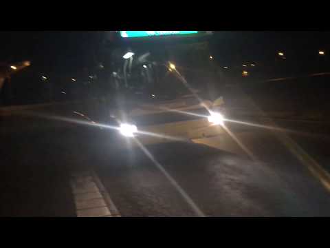 Bus ride line 2 from Pilotgatan to Kraftverket.