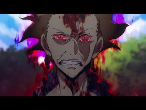 Shin vs demonized human (Kenja no Mago)