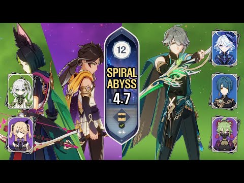 C1 Tighnari Sethos Quickswap & C0 Alhaitham Hyperbloom | Spiral Abyss 4.7 | Genshin Impact