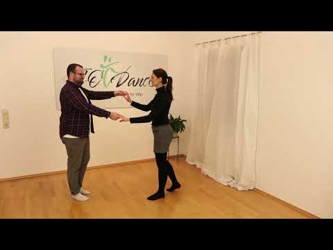 Discofox Figur: das Körbchen mit direktem Ein- und Ausstieg - Demonstration und Zählen