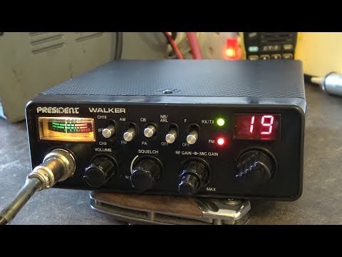 Unboxing a President Walker CB Radio