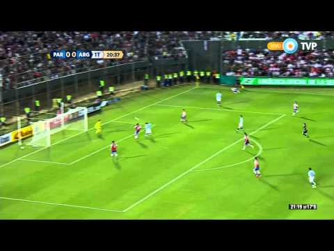 Eliminatorias Rusia 2018 - Jugada de gol de Tévez - 13-10-15