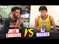 DJ Wagner vs Justin Edwards Was CRAZY! 👀🚨 Future Kentucky Teammates Battle | Camden vs Imhotep 🔥