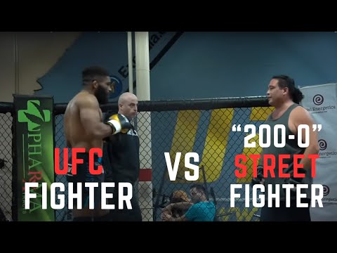 When UFC Fighters Go HARD on Normal People