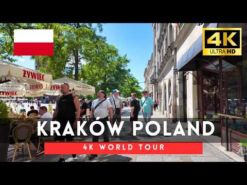 🇵🇱Kraków, Poland Walking Tour - 4K Downtown tour｜Jun 2025