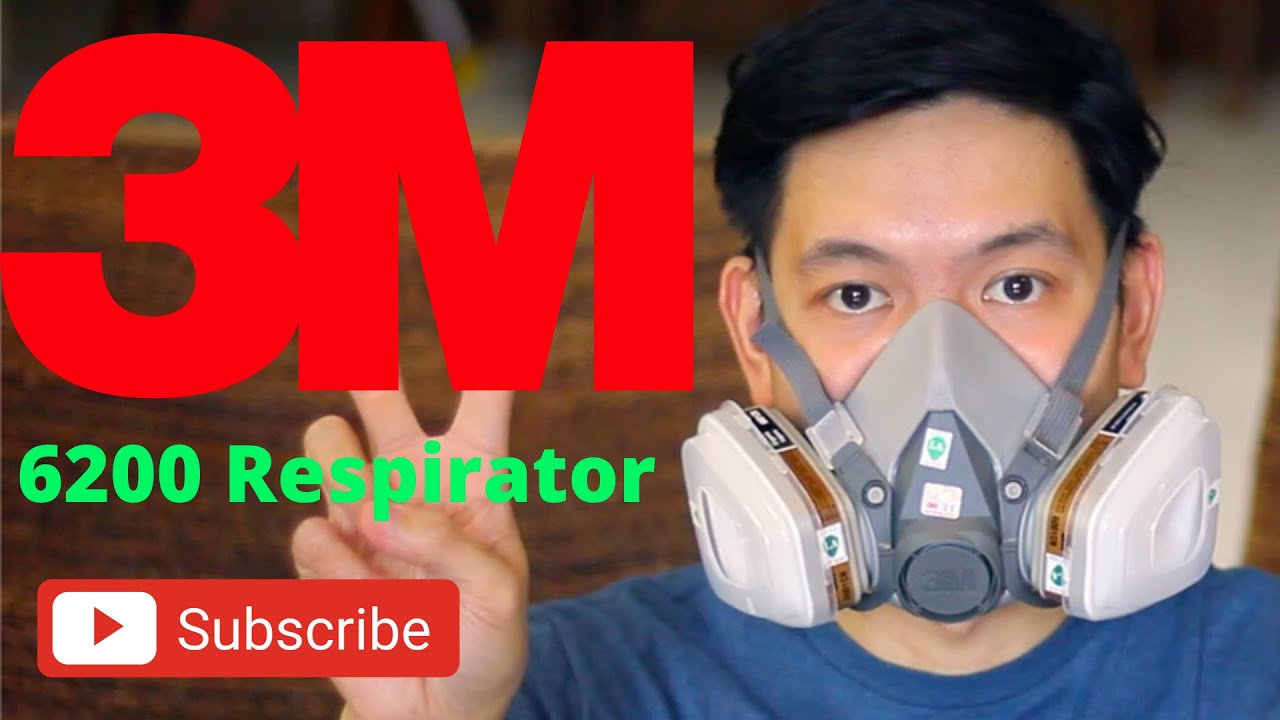 3M 6200 Half Facepiece Respirator + 6001 Organic Vapor Cartridge + 5N11 N95 Filter