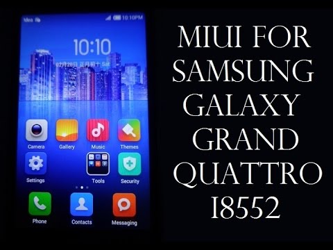 MIUI 5 for Samsung Galaxy Grand Quattro / Win i8552 Full Review