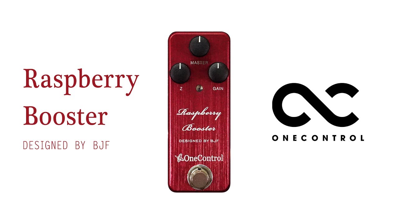 One Control BJF Raspberry Booster Pedal