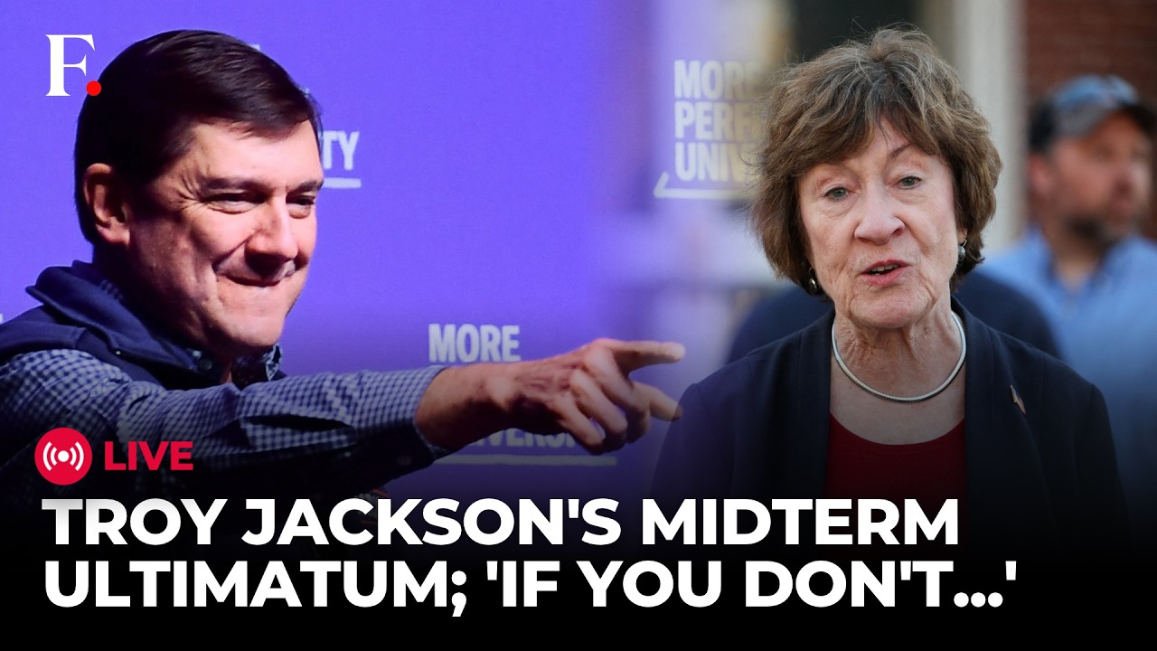 LIVE: 'Retire Susan, Else...': Troy Jackson Breathes Fire At Maine Address | US Misterm Election