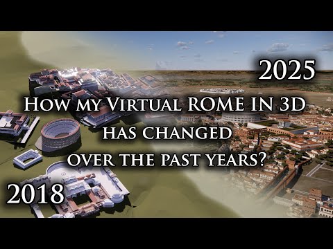 How my Virtual ROME IN 3D has changed over the past 16 years?