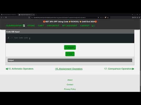 Javascript Bitwise Left Shift Assignment Operators