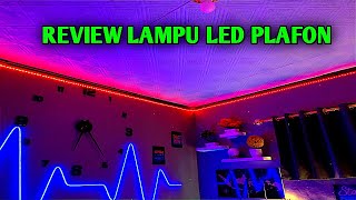 Download lagu DEKOR KAMAR COWOK AESTHETIC 🛑REVIEW LAMPU LED STRIP UNTUK PLAFON mp3