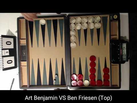 Art Benjamin VS Benjamin Friesen   LA Open Backgammon 2016 Main