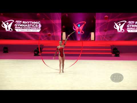 AVERINA Dina (RGF) - 2021 Rhythmic Worlds, Kitakyushu (JPN) - Qualifications Ribbon