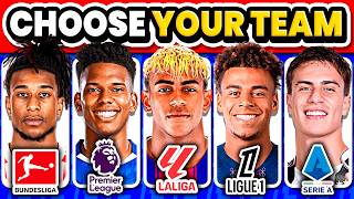 BUILD YOUR TEAM - CHOOSE YOUR FAVORITE PLAYER | QUIZ FOOTBALL TRIVIA 2025