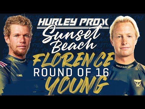 John John Florence vs Nat Young | Hurley Pro Sunset Beach 2023 - Round of 16 Heat Replay