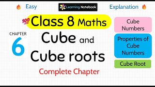 Class 8 Maths Cube and Cube Roots | Class 8 maths chapter 6 cube and cube roots