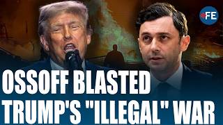 When OSSOFF Invoked The CONSTITUTION, TORCHED Trump Over His Authority to Launch Offensive War