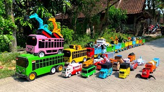 Download lagu WADIDAW !! Mobil Truk Tronton Panjang Bongkar Mainan Mobil Mobilan Truk Molen, Truk Pasir, Excavator mp3