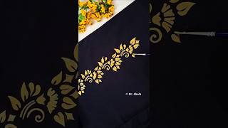 DIY Fabric Painting Ideas / Hand painted designs #fabricpainting #art #diy #tutorials #viralshorts