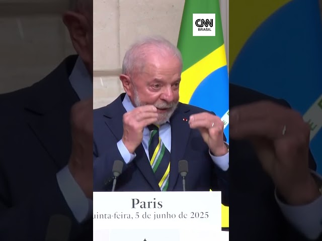 "O que acontece em Gaza é genocídio", diz Lula na França