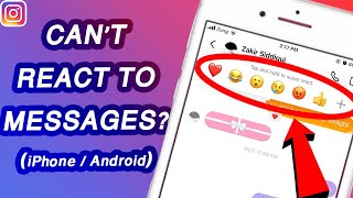 How To React To a Message on Instagram With DIFFERENT EMOJIS (Android / iPhone)