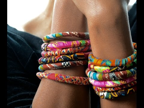 DIY Ankara Fabric Bracelets