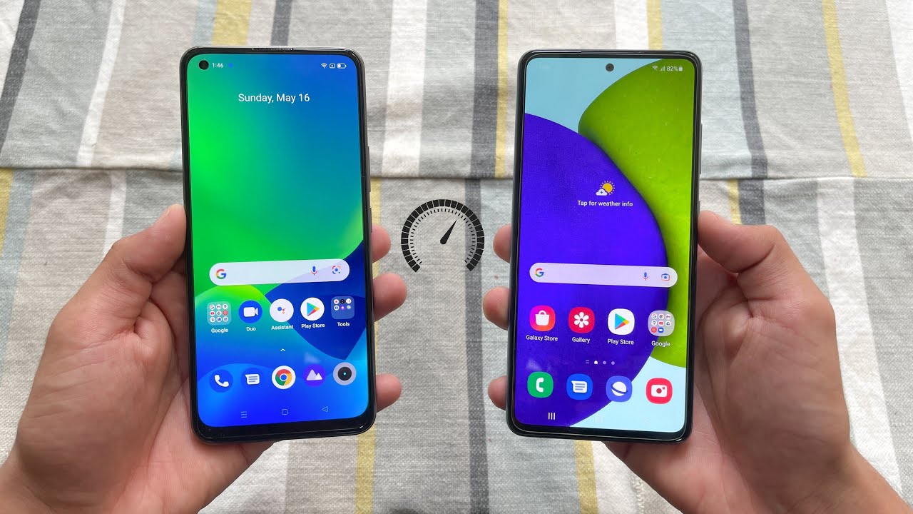 Realme 8 vs Samsung Galaxy A52 (8GB) - Speed Test & Comparison! (Snapdragon 720G vs MediaTek G95)!