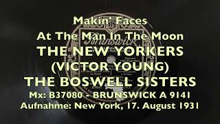 USA DANCEBAND: Makin&#39; Faces At The Man In The Moon - THE BOSWELL SISTERS - VICTOR YOUNG - NYC 1931