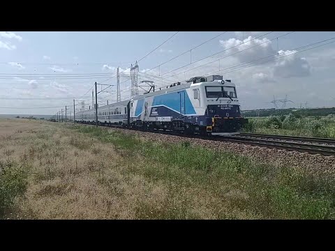 Trainspotting IR 1983 București Nord - Constanța în viteză lângă gara Mircea Vodă, partea 27.
