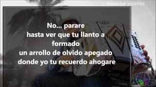 El Remmy Valenzuela - No Volvere (letra)