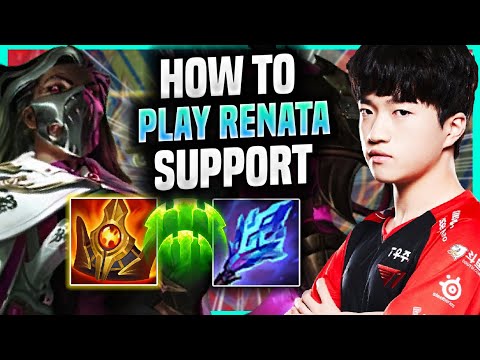 LEARN HOW TO PLAY RENATA SUPPORT LIKE A PRO! - T1 Keria Plays Renata Support vs Nautilus! |