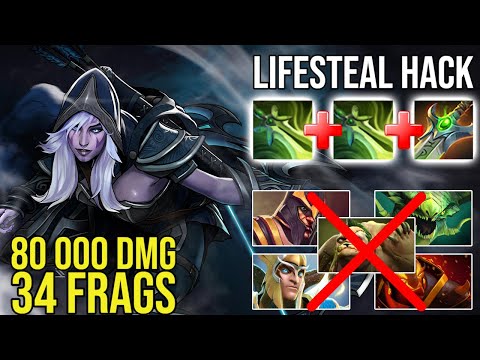 Crazy Godlike 34 Frags Drow Ranger With 2x Butterfly + Paladin Sword. Lifesteal Hack.
