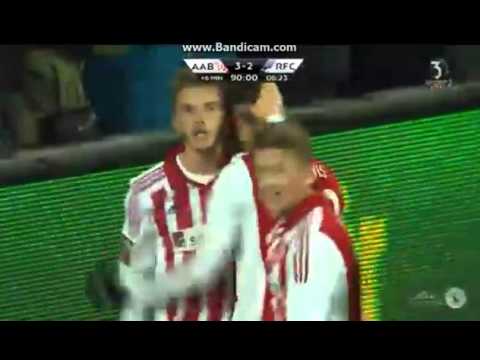 Lukas SPALVIS winning goal 96. minute * AALBORG 3 - 2 RANDERS 23.11.2015.