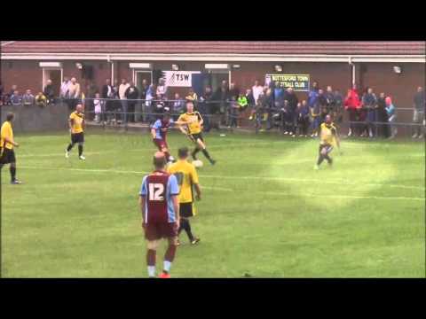 Sam Winnall's goal for the Iron v Bottesford - July 2014