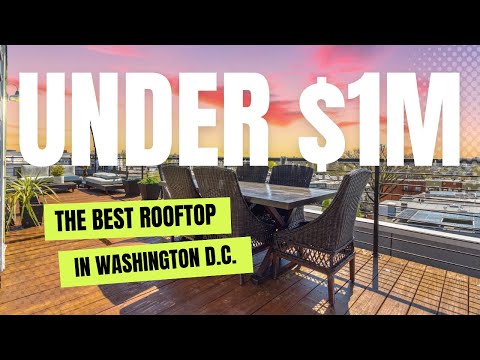 This Condo has the Best ROOFTOP in Washington DC under $1,000,000!