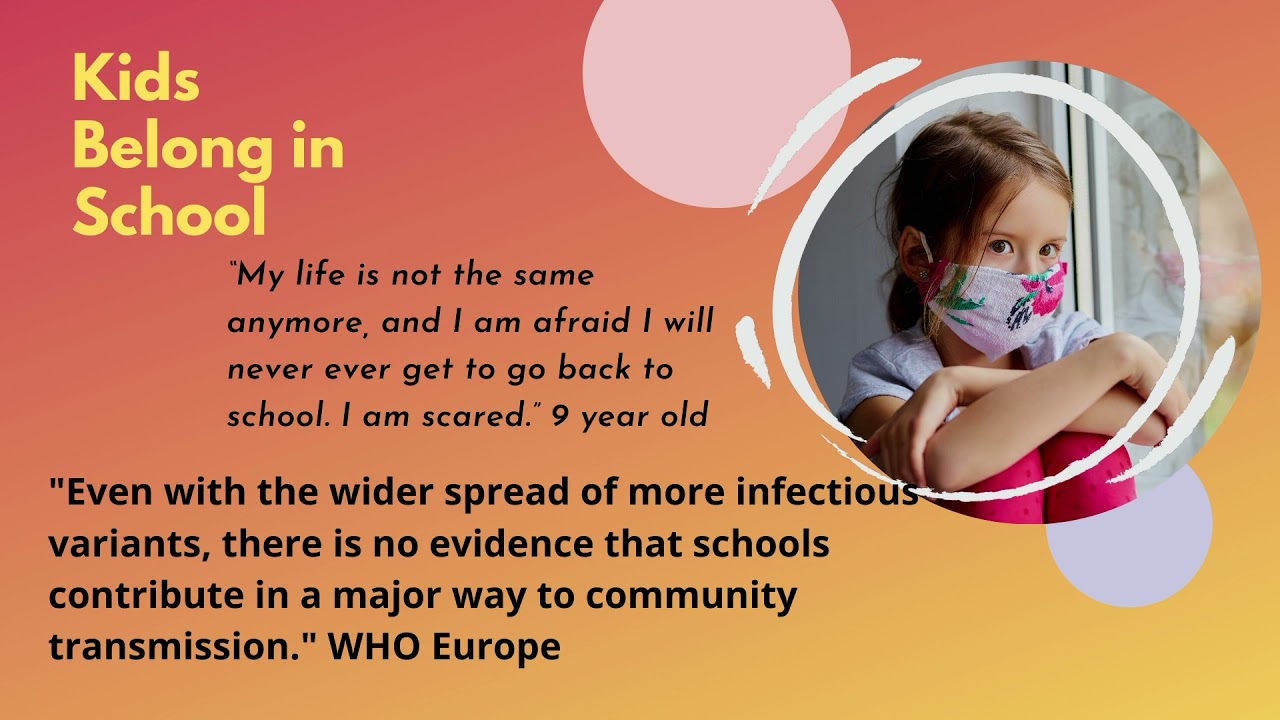 Kids Belong in School! Ontario Families Coalition for a SAFE return to full-time, in-school learning