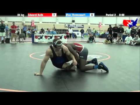 Edward Ruth vs. Max Thomusseit at 2013 ASICS University Nationals - FS